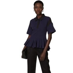 Koché x RTR Navy Polo Top Size M